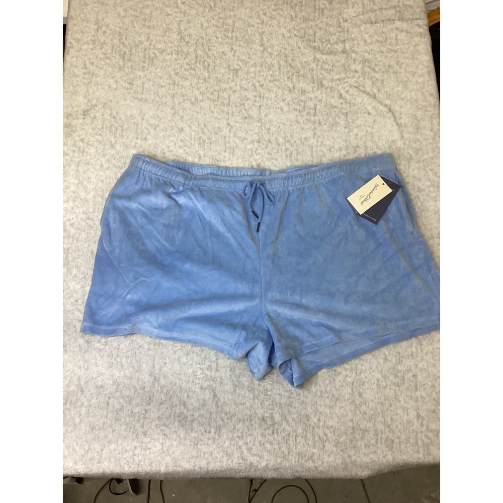 Universal Thread Sky Blue Velour Leisure Shorts Plus Size 2X NWT